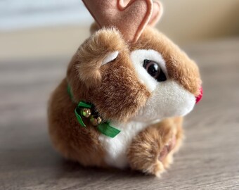 SWIBCO Puffkins RUDY the Reindeer Ltd Ed Julplysch med etikettfel