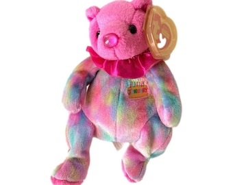Vintage Ty Beanie Baby January Birthday Bear Original Collection Rare Retired