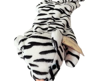 Vintage Ty Beanie Babies Blizzard the Tiger PVC Pellets 1996 Wycofane Kolekcjonerskie