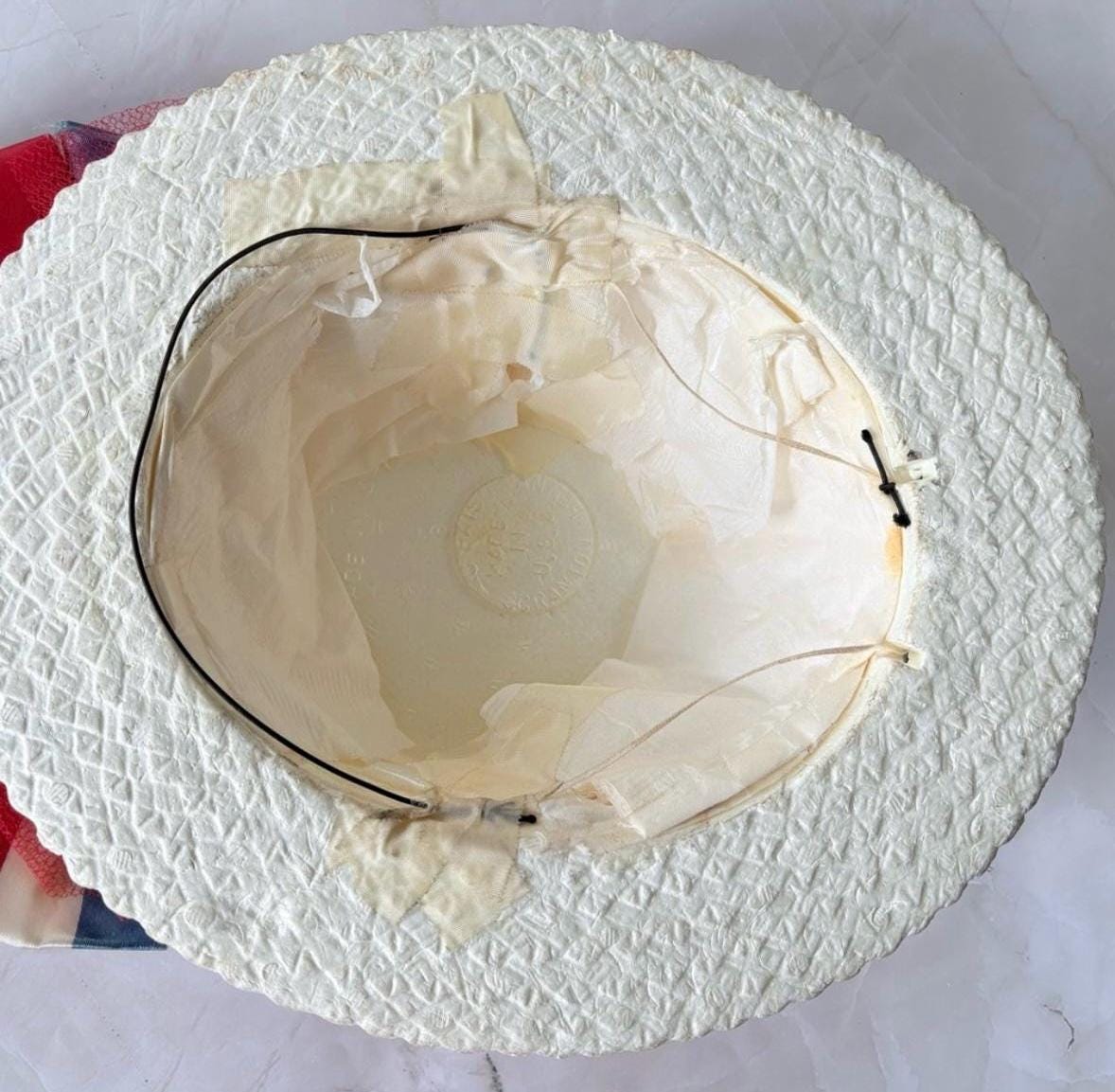 Vintage 4th of July Election Foam Ribbon Hat J Hats Scranton Made in USA Vintage 4th of July Election Foam Ribbon Hat | Mercari main image 3