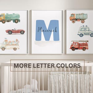 Car nursery, Transportation nursery decor, construction vehicle prints, Transport vehicle prints, Boy room wall art, Boy nursery cars decor