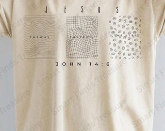 The Way The Truth The Life Png John 14:6 | Christianity Design for Shirt | Bible Verse Png | Christian Bundle Design | Jesus Png