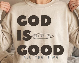 God Is Good All The Time PNG SVG | 4 Colors Christian Shirt Design Bundle | Bible Verse Sublimation | Religious Cricut Cut File