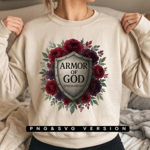 Armor of God Svg Png, Put on the Full Armor of God Ephesians 6 11, Whole Armor of God Clipart, God Svg, Knight Armor, Medieval Armor Png Svg