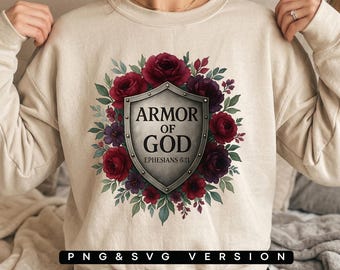 Armor of God Svg Png, Put on the Full Armor of God Ephesians 6 11, Whole Armor of God Clipart, God Svg, Knight Armor, Medieval Armor Png Svg