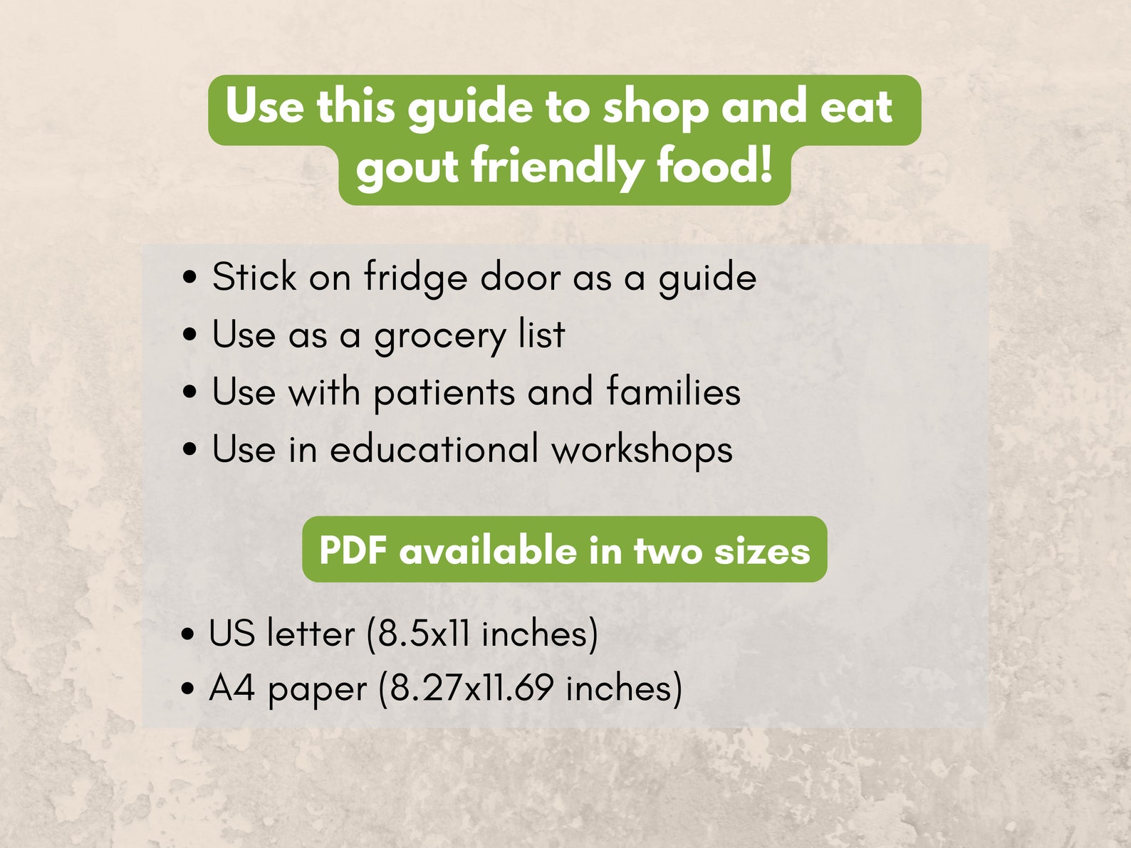gout-food-chart-diet-cheat-sheet-food-list-meal-plan-grocery-list-bundle-low-purine-anti