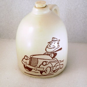 cartoon car jug