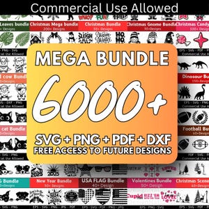 Lot méga SVG, fichiers Svg pour Cricut, fichiers de coupe Silhouette, des cliparts, Svg pour T Shirt designs SVG, tout en un Svg Bundle, Cricut, Silhouette