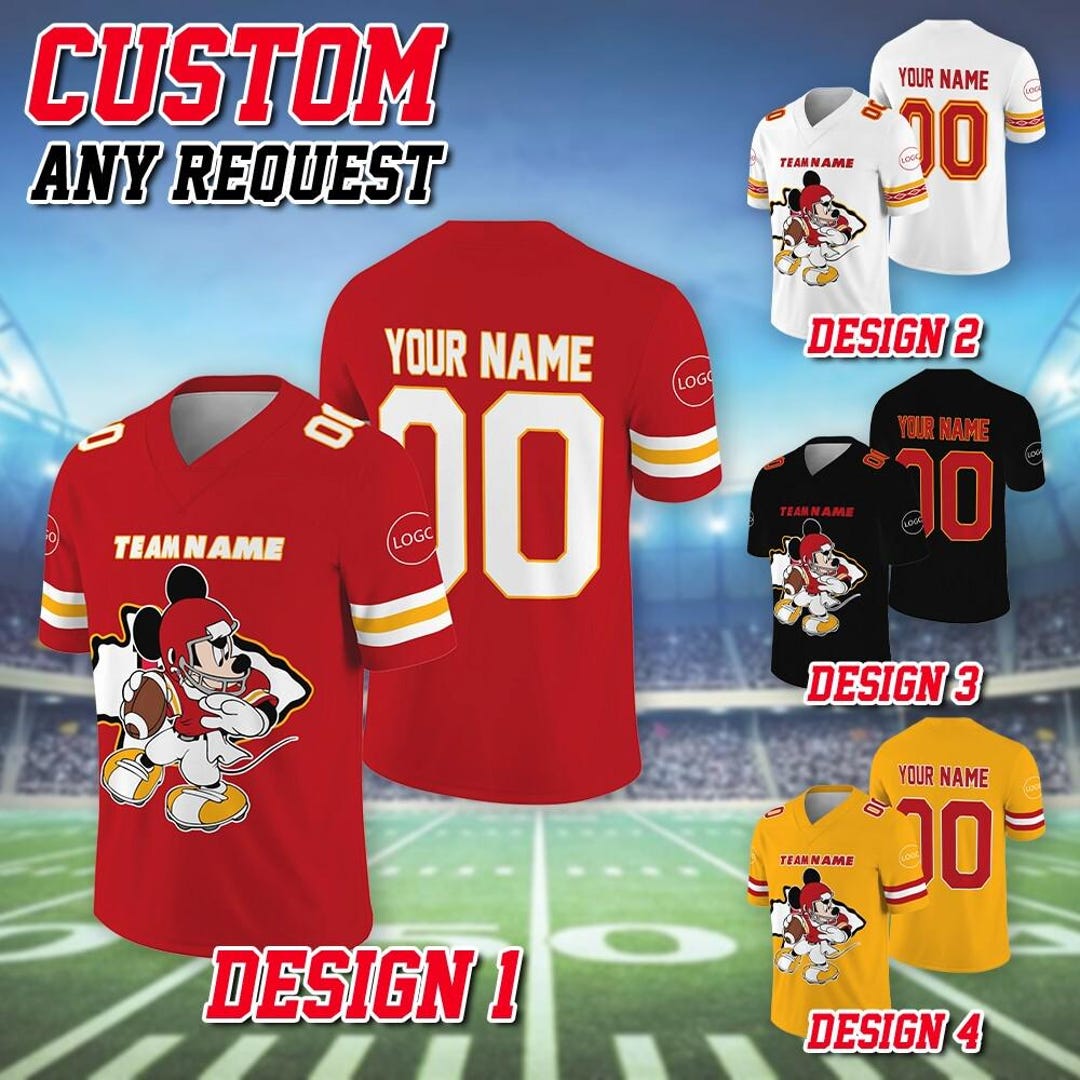 Take A Look About Mickey Mouse Football Jersey