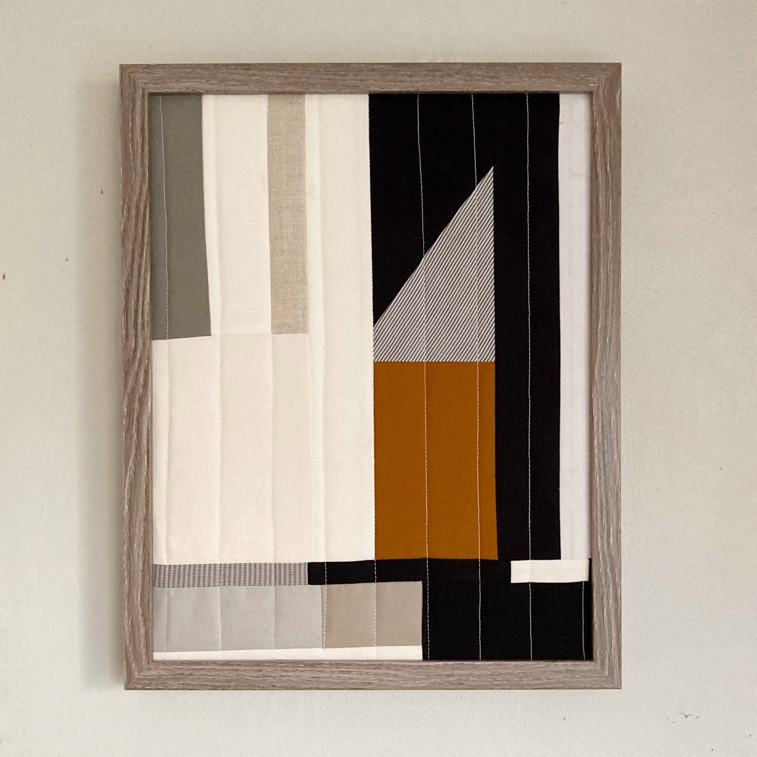 Minimalist Abstract Quilt on Canvas Modern Quilt Art 11 Etsy