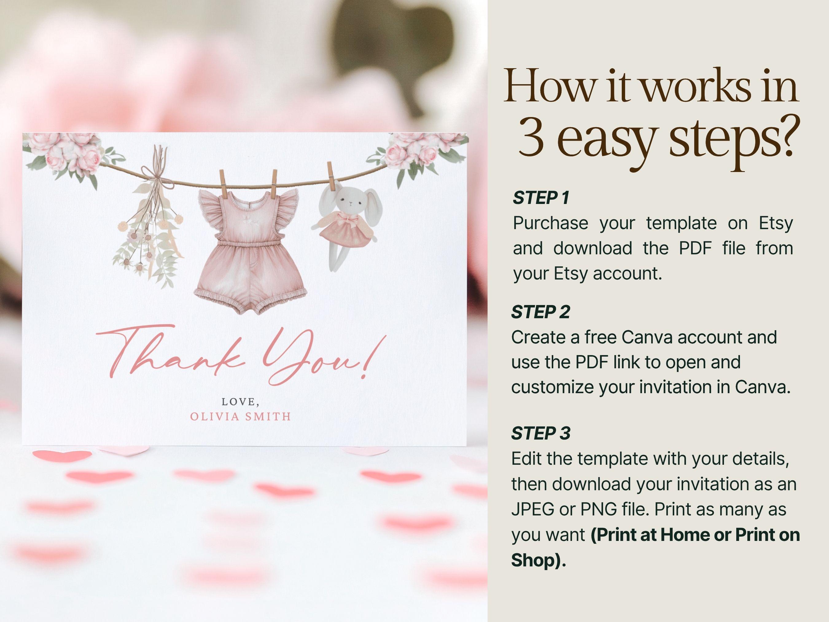 Clothes Line Raffle Boho Girl Clothesline Baby Shower Card Diaper Raffle Books for Baby ...