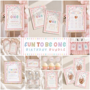 Peut inclure: Un ensemble de décoration d'anniversaire aux tons pastel comprenant des affiches, des invitations et des accessoires avec des motifs de confettis. Inclut un panneau d'accueil, une affiche étapes, des étiquettes, des décorations de gâteaux et une bannière.