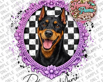 Dobermann Mama PNG