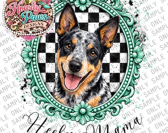 Heeler Hund Mama PNG