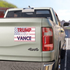 Trump Vance 2024 Car Magnets, Trump 2024, Vance 2024, US Flag, Make America Great Again