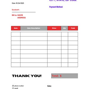 Simple Invoice Template
