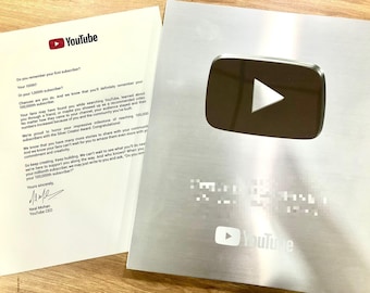 YouTube Silver Play Button Code · 24 Hour Delivery · YouTube Play Button · 100,000 Subscribers Award · YouTube Award
