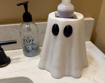 Spooky Ghost Bath & Body Works Custom Foaming Soap Holder Round Eyes
