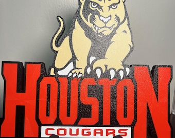 UH Houston Cougars "COOGS" Custom Ultimate Fan Large Logo Chain