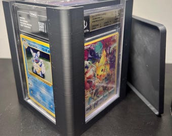Custom Graded Card Display, Pokemon, NBA, CGC, Tag, Beckett, PSA, Mag Case & Sports Cards
