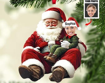 Personalized Photo Christmas Ornament: Custom Acrylic Family Keepsake