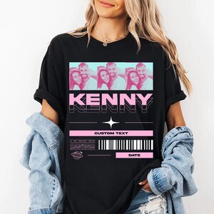 Custom Girlfriend Shirt, Boyfriend Shirt, Face Shirt, Bachelorette Surprise, Personalized Birthday Bootleg Gift, Group Shirt