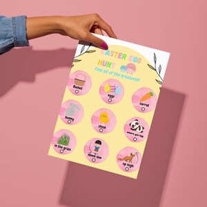 Easter Egg Hunt Clue Checklist Bundle– Printable Activity for Kids