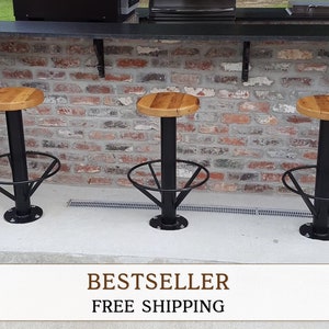 Outdoor Bar Stools Bolt Down Bar Stools Rustic Modern Bar Stool