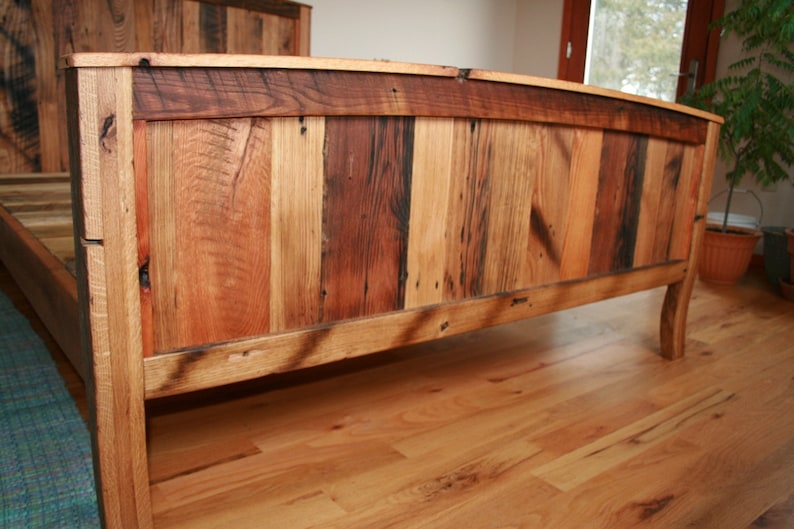 Cozy Country Reclaimed Wood Bed Frame Queen Bed Frame King Etsy