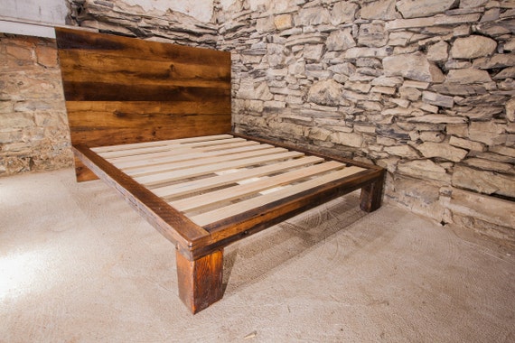 Lamplighter Reclaimed Wood Platform Bed King Platform Bed