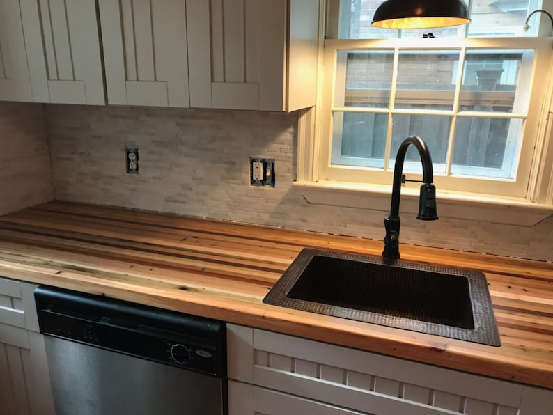 Butcher Block Countertop Wood Custom Butcher Block Island Etsy