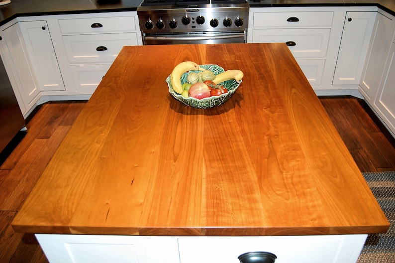Custom Cherry Wood Plank Countertops EXAMPLE LISTING ONLY Made to your specifications. Sold by the square foot. Contact us for a quote image 4