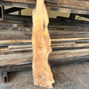 Live Edge Cedar Slabs, DIY Wood Crafting Slabs, Solid Wood Slabs, Red Cedar Slab, Live Edge Slabs, DIY Woodworking Slabs, Natural Raw Edge image 1