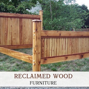 Handmade Heart Pine Bed Frame, Reclaimed Barn Wood, Farmhouse Bedroom Furniture