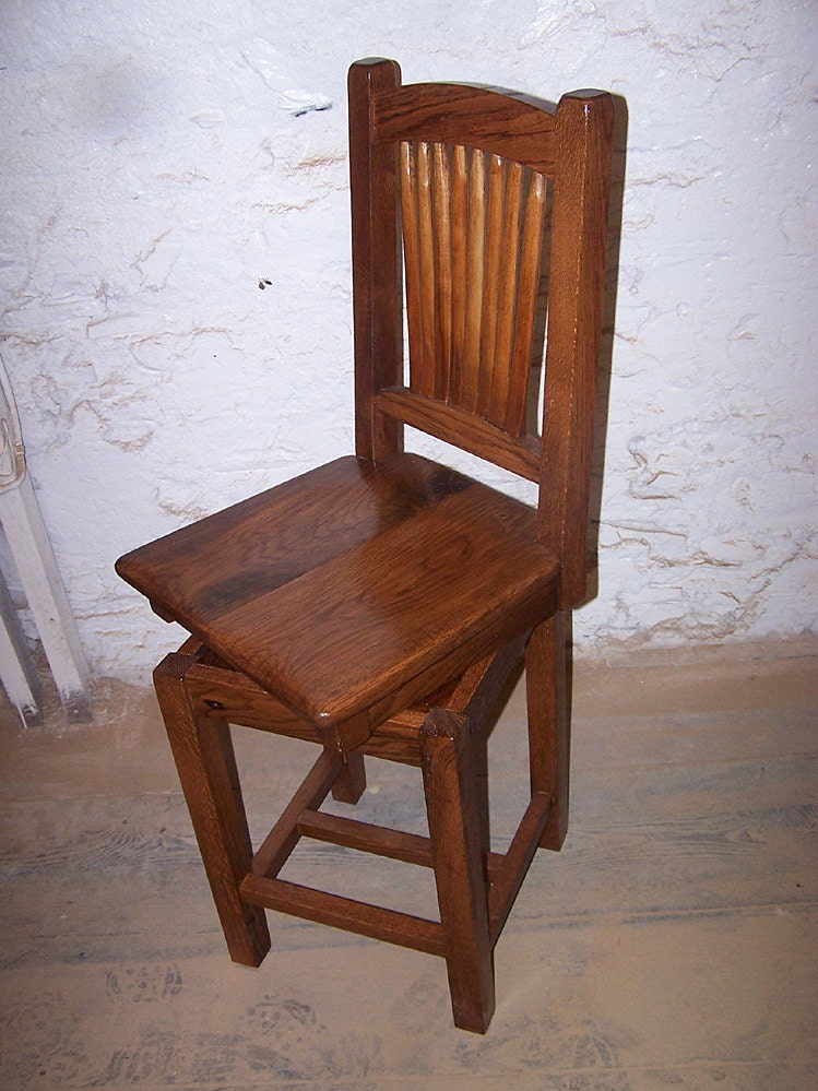 Wood Bar Stool With Back Swivel Bar Stool Rustic Bar Stool
