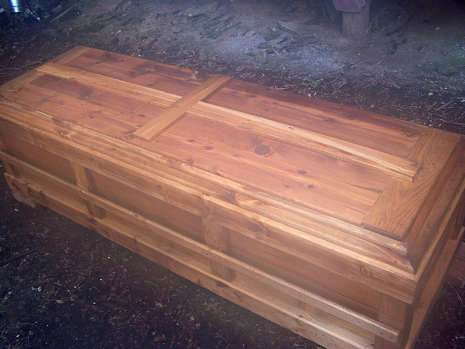 Free Shipping, Wood Casket, Pine Casket, Cemetery Furniture, Wood Coffin, Barn Wood Casket