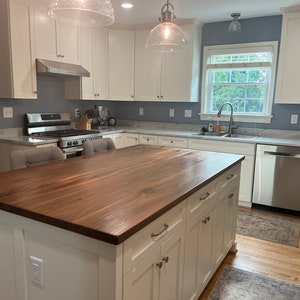 Walnut Butcher Block Countertops EXAMPLE LISTING ONLY Made to your specifications. Sold by the square foot. Contact us for a quote image 3