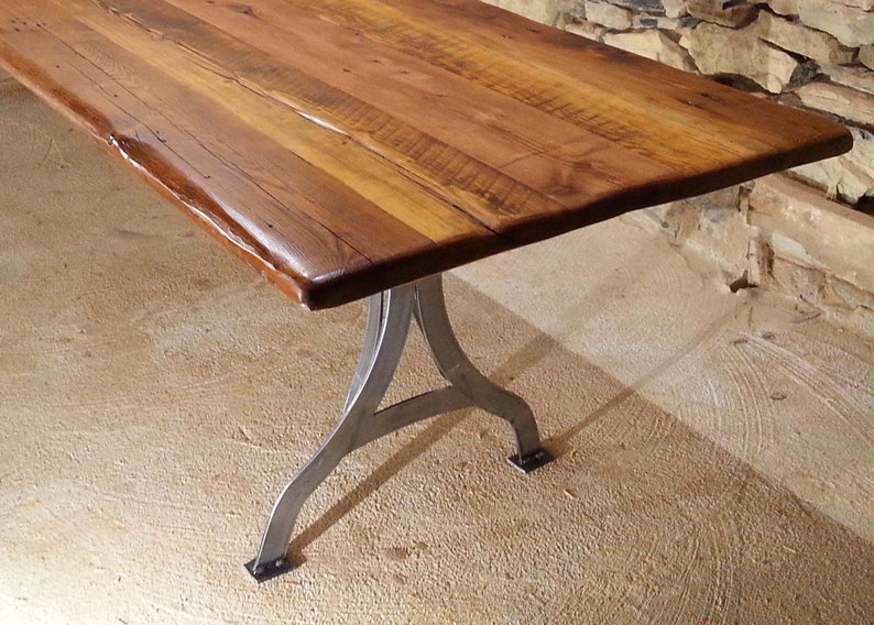 FREE SHIPPING Reclaimed Conference Table Heart Pine Table Viking Furniture Table image 5