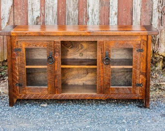 Media Console Wood, TV Stand Console, Antique Media Console Cabinet, Mission Furniture, Boho Cabinet Wood, Media Cabinet, Side Table,  Cabin