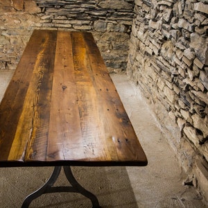 FREE SHIPPING Reclaimed Conference Table Heart Pine Table Viking Furniture Table image 3