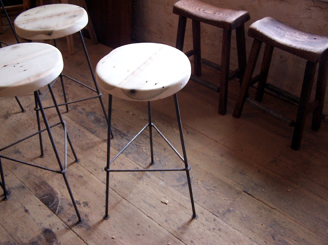 Stool with metal legs sale