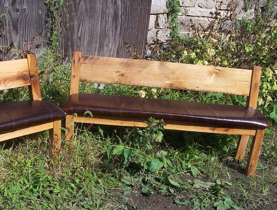 Wooden farm bench outlet