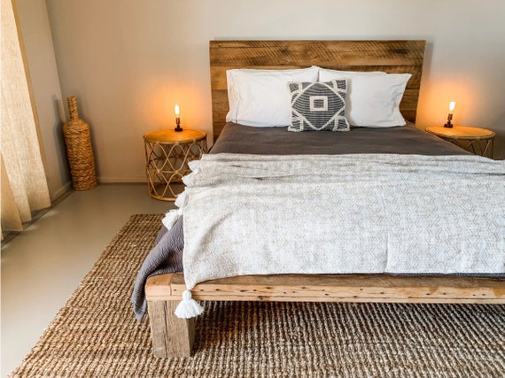 The Desert Sun Contemporary Wood, Contemporary King Platform Bed Frame