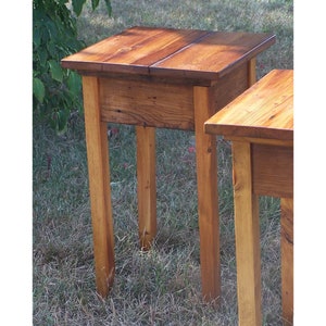 Side Table, Coffee End Table, Small Wood Table, Bedroom Furniture, Wood Nightstand, Bedroom Table, Wood End Table, Square Small Table