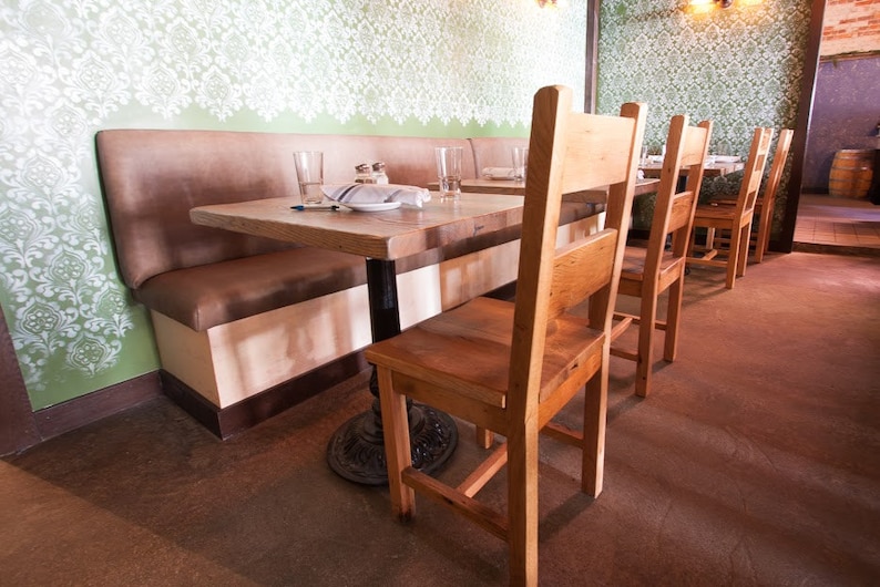 Reclaimed Antique Oak Farmhouse Dining Chairs