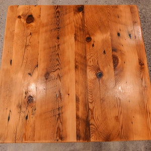 Reclaimed Wood Restaurant Table Tops, Commercial Table Top, Solid Wood Table Top, Custom Table Top, Dining Table Top, Coffee Table Top image 1