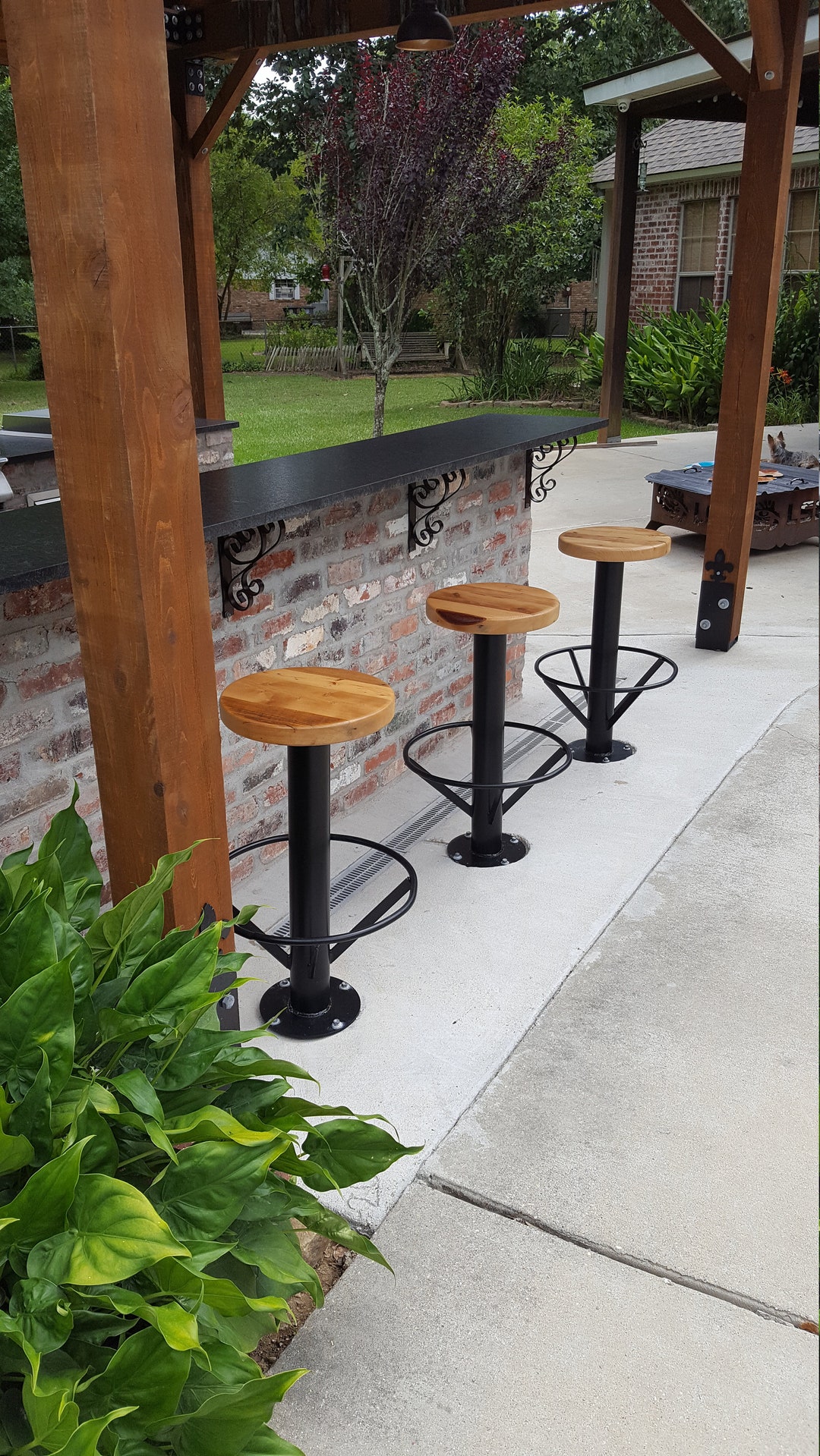Outdoor patio bar chairs discount