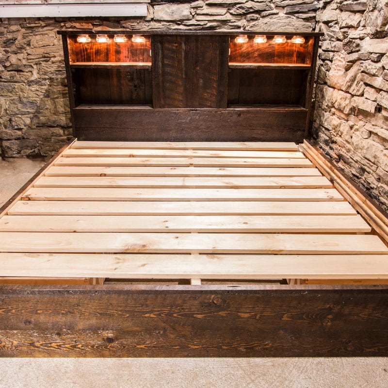 Rustic King Bed Frame - Etsy