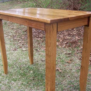 Barnwood Furniture, Writing Desk, Computer Desk, Antique Desk, Classroom Furniture, Chestnut Laptop Desk, Side Table, End Table, Cabin Decor image 3