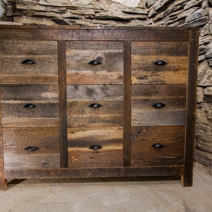 The Bombay Dresser, Solid Wood Nightstand, Bohemian Drawer Dresser, Rustic Chest Of Drawers, Old Wood Dresser, Distressed Dresser, Cozy